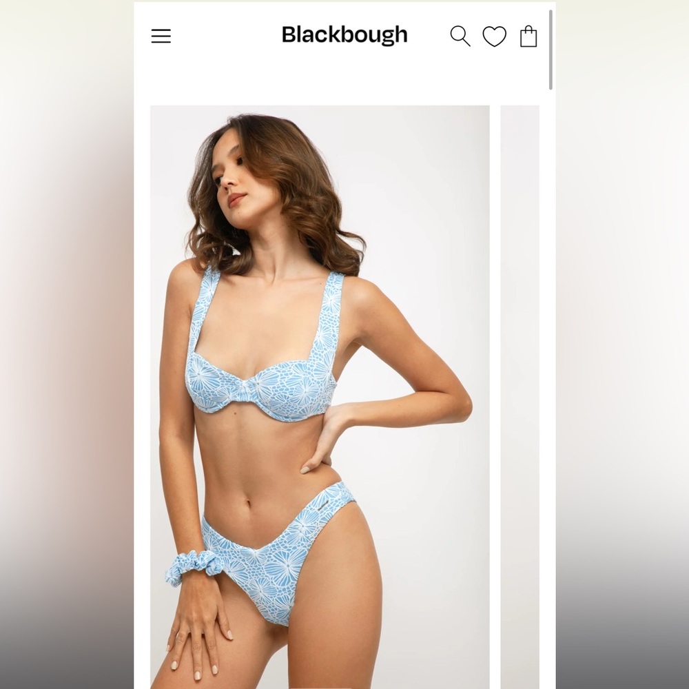 Blackbough bikini top and bottoms